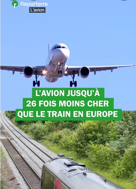 Il nous faut préférer le train !